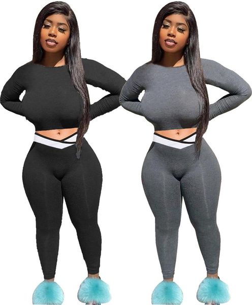 women's two piece pants rstylish 2021 autumn women sport fitness outfits long sleeve solid crop leggings bodycon set, White
women's two piece pants rstylish 2021 autumn women sport fitness outfits long sleeve solid crop leggings bodycon set, White