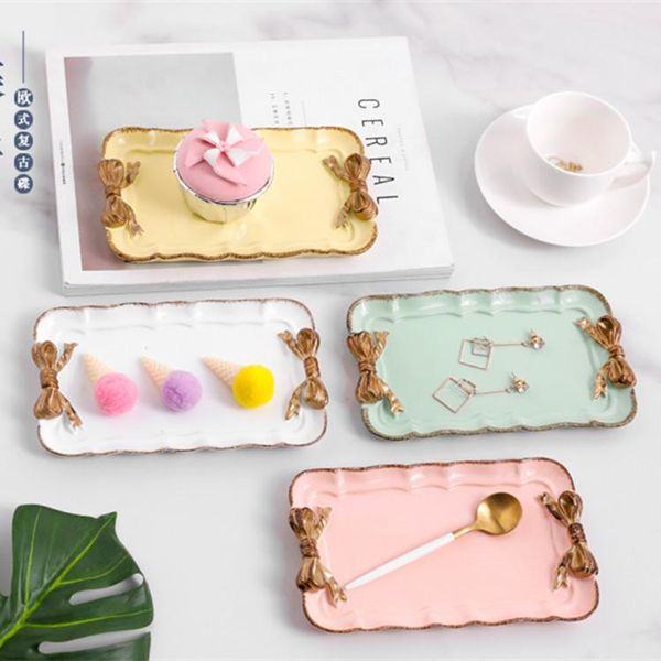dishes & plates rectangle plate set imitation ceramic simple creative resin dessert cake bowknot handicraft party decoration
dishes & plates rectangle plate set imitation ceramic simple creative resin dessert cake bowknot handicraft party decoration
