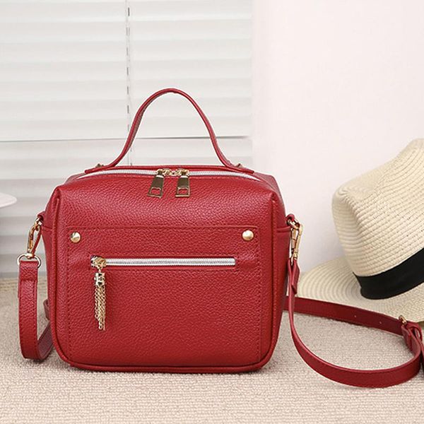 evening bags women shoulder bag ladies messenger pu leather handbags casual candy color