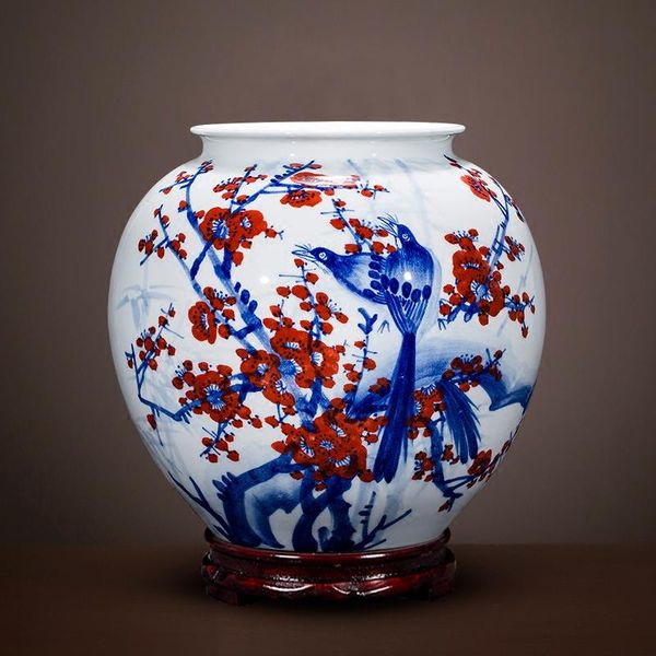 vases jingdezhen porcelain chinese masters hand-painted big pot happy home decoration accessories ceramic vase
vases jingdezhen porcelain chinese masters hand-painted big pot happy home decoration accessories ceramic vase