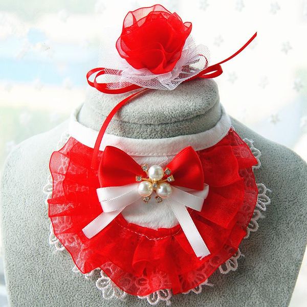 pet dog cat lace princess bow bib for small dogs neckties accessories handmade adjustable cute collars animal supplies & leads
pet dog cat lace princess bow bib for small dogs neckties accessories handmade adjustable cute collars animal supplies & leads