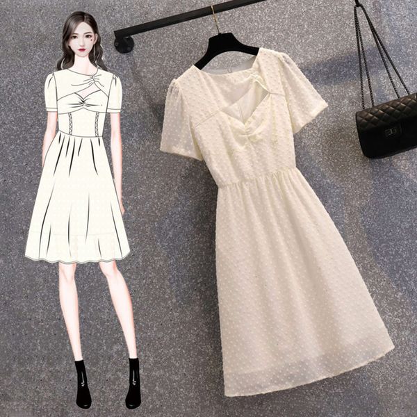 casual dresses dress large women's spring and summer fat mm show thin cover belly french platycodon temperament goddess model cl vyw9, Black;gray
casual dresses dress large women's spring and summer fat mm show thin cover belly french platycodon temperament goddess model cl vyw9, Black;gray