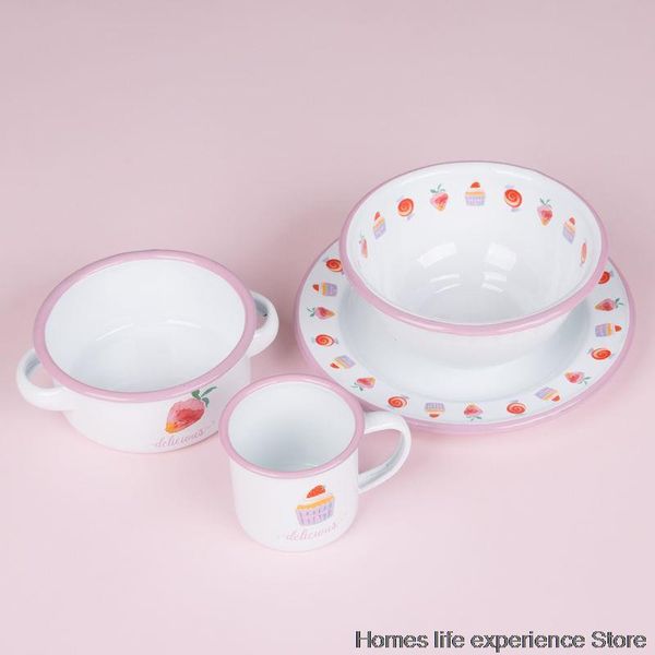 dinnerware sets original enamel full tableware bowl mugs children's cup home kitchen drinking milk coffee strawberry plate set
dinnerware sets original enamel full tableware bowl mugs children's cup home kitchen drinking milk coffee strawberry plate set