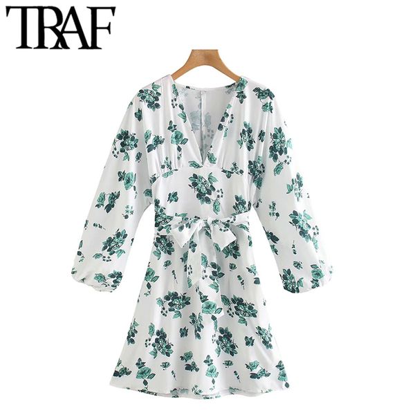 traf women chic fashion floral print bow tie sashes mini dress vintage long sleeve side zipper female dresses mujer 210415, Black;gray
traf women chic fashion floral print bow tie sashes mini dress vintage long sleeve side zipper female dresses mujer 210415, Black;gray