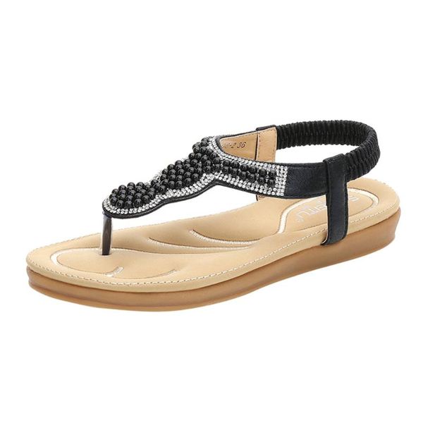 sagace women sandals flat 2021 ladies casual beaded bohemian beach shoes clip toe no-slip belt rhinestone, Black
sagace women sandals flat 2021 ladies casual beaded bohemian beach shoes clip toe no-slip belt rhinestone, Black
