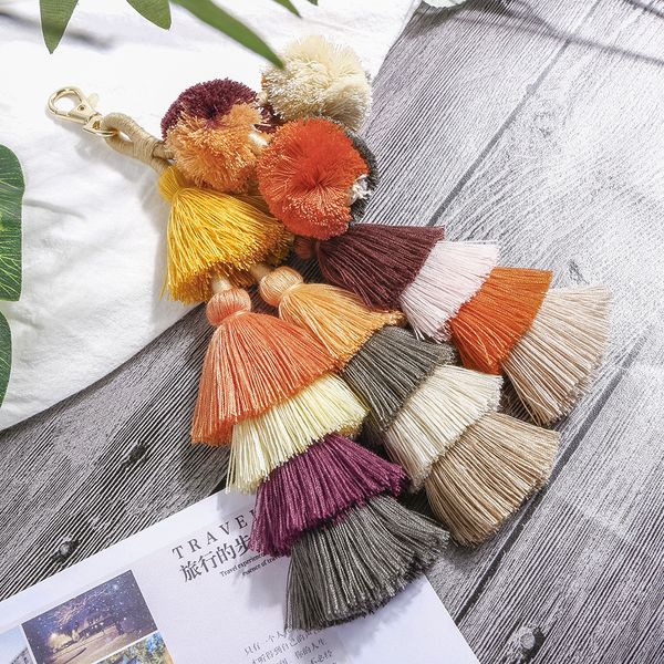 kimter tassel pompom key chain fashion charm bag hanging accessories car hanger gift pompoms tassels keychain a124z, Silver
kimter tassel pompom key chain fashion charm bag hanging accessories car hanger gift pompoms tassels keychain a124z, Silver