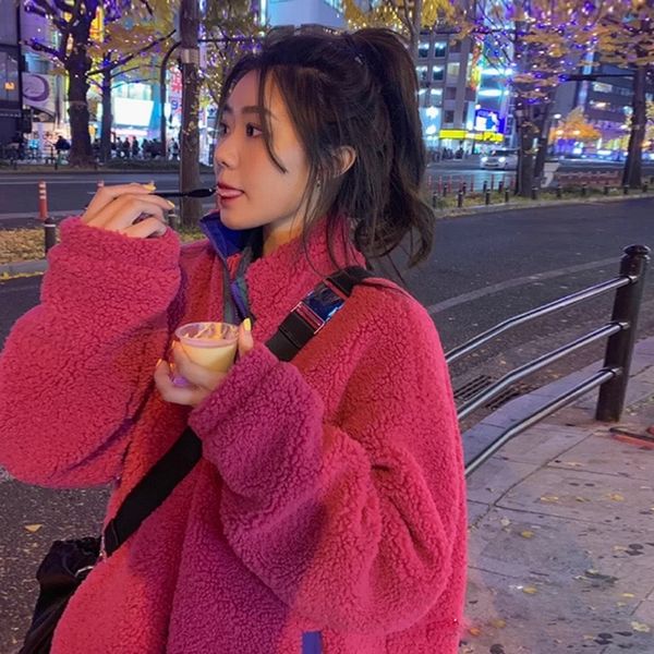 women's wool & blends winter autumn jacket faux fur coat stand collar woman parkas jackets for clothes manteau femme hiver 2021 wpy1714, Black
women's wool & blends winter autumn jacket faux fur coat stand collar woman parkas jackets for clothes manteau femme hiver 2021 wpy1714, Black