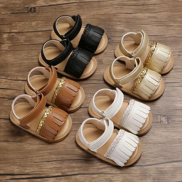 born baby boys girls shoes summer sandals tassel soft sole crib anti-slip prewalker adorable 0-18months, Black;red
born baby boys girls shoes summer sandals tassel soft sole crib anti-slip prewalker adorable 0-18months, Black;red