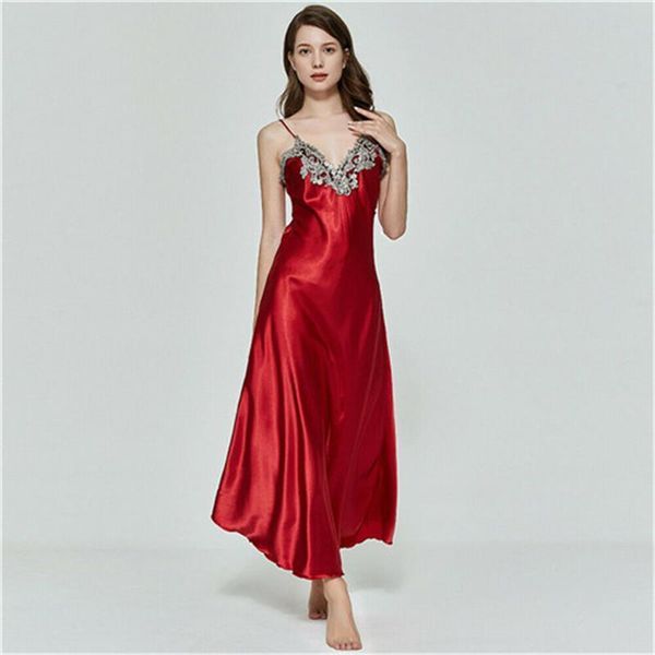 hrigin womens sleepwears women oversize satin v neck long nightdress silk lace nightgown sleepwear sleepshirts robe dress babydoll, Black;red
hrigin womens sleepwears women oversize satin v neck long nightdress silk lace nightgown sleepwear sleepshirts robe dress babydoll, Black;red