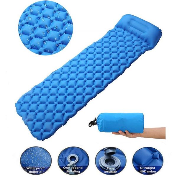 outdoor pads inflatable sleeping pad air cushion camping mat with pillow mattress sofa
outdoor pads inflatable sleeping pad air cushion camping mat with pillow mattress sofa