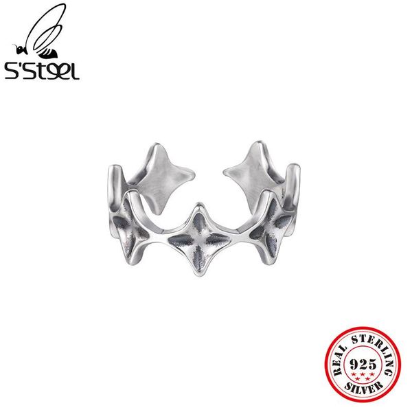 cluster rings s'steel vintage geometric sterling silver 925 for women punk hip-hop minimalist adjustable ring 2021 trend fine jewellery, Golden;silver
cluster rings s'steel vintage geometric sterling silver 925 for women punk hip-hop minimalist adjustable ring 2021 trend fine jewellery, Golden;silver