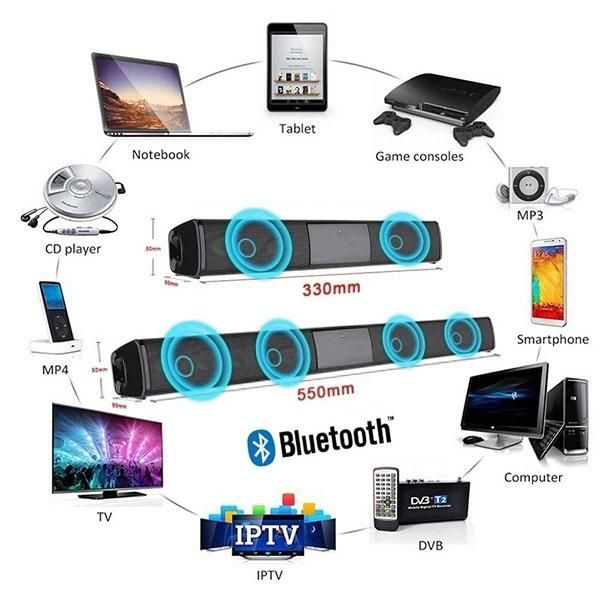 mini speakers 550mm wireless bluetooth soundbar tv stereo speaker home theater sound bar subwoofe
mini speakers 550mm wireless bluetooth soundbar tv stereo speaker home theater sound bar subwoofe