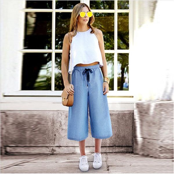 women's pants & capris 2021 fashion size -5xl korean ankl-length loose wide leg female summer sense high waist trousers bottoms, Black;white
women's pants & capris 2021 fashion size -5xl korean ankl-length loose wide leg female summer sense high waist trousers bottoms, Black;white