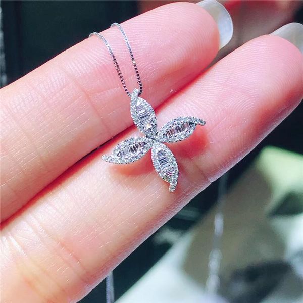 pendant necklaces huitan novel windmill-shaped necklace for women brilliant cubic zirconia accessories engagement wedding trendy jewelry, Silver
pendant necklaces huitan novel windmill-shaped necklace for women brilliant cubic zirconia accessories engagement wedding trendy jewelry, Silver