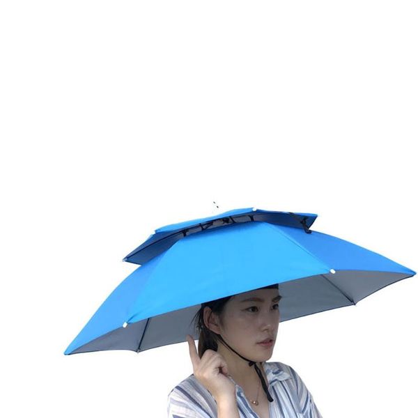 stingy brim hats multicolor outdoor foldable double umbrella hat sun rain cap camping fishing caps portable travel hiking beach tackle#b, Blue;gray
stingy brim hats multicolor outdoor foldable double umbrella hat sun rain cap camping fishing caps portable travel hiking beach tackle#b, Blue;gray