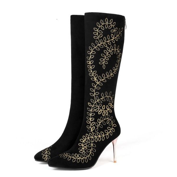 boots ol'women knee high boots thin heels fashionable pointed toe of elegant black foot graduation party women's shoes and size jq
boots ol'women knee high boots thin heels fashionable pointed toe of elegant black foot graduation party women's shoes and size jq
