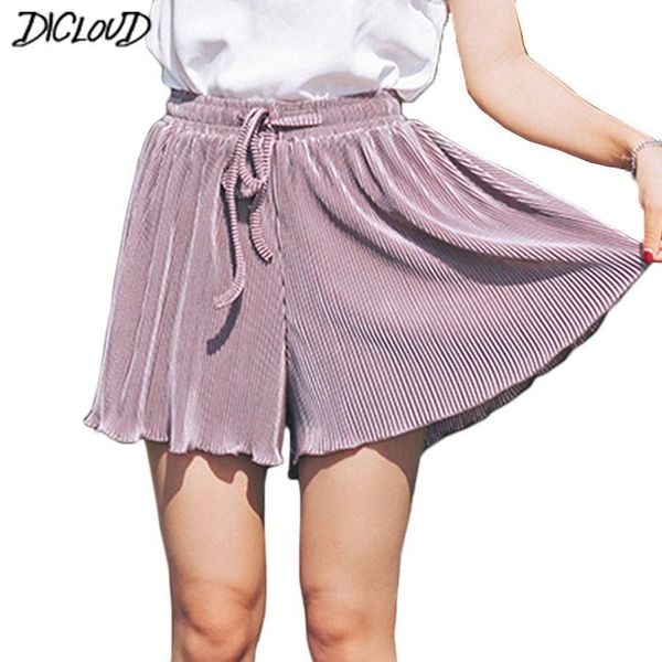 women's casual shorts women loose high waist summer feminino large size chiffon pleated solid short boho beach spodenkie, White;black
women's casual shorts women loose high waist summer feminino large size chiffon pleated solid short boho beach spodenkie, White;black
