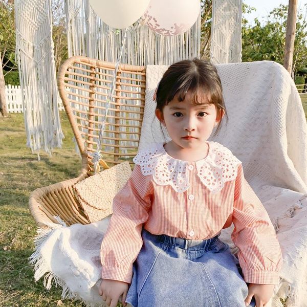 shirts baby girl shirt 2021 spring toddler lace collar patchwork blouse kids girls cute plaid tee, White;black
shirts baby girl shirt 2021 spring toddler lace collar patchwork blouse kids girls cute plaid tee, White;black