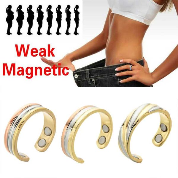 cluster rings fashion jewelry healthcare hand string slimming magnetic therapy weight loss ring bagues copper for women men, Golden;silver
cluster rings fashion jewelry healthcare hand string slimming magnetic therapy weight loss ring bagues copper for women men, Golden;silver