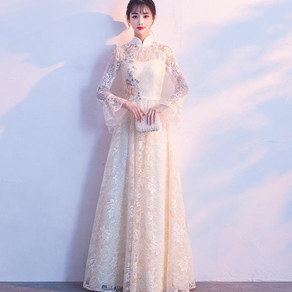 casual dresses party evening cheongsam dress oriental chinese style woman elegant lace qipao wedding prom long robe retro vestido xs-xx, Black;gray
casual dresses party evening cheongsam dress oriental chinese style woman elegant lace qipao wedding prom long robe retro vestido xs-xx, Black;gray