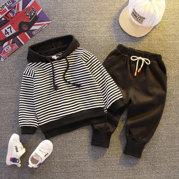 spring autumn children baby boys girls clothes cotton strips hoodies pants 2pcs sets infant kid fashion toddler casual tracksuit, White
spring autumn children baby boys girls clothes cotton strips hoodies pants 2pcs sets infant kid fashion toddler casual tracksuit, White