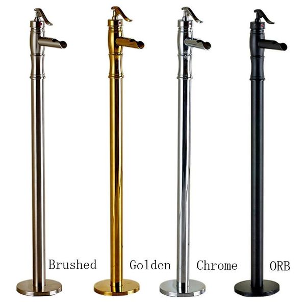 4-colors floor mount clawfoot bath tub filler faucet single standing bathtub mixer with and cold water bathroom shower sets
4-colors floor mount clawfoot bath tub filler faucet single standing bathtub mixer with and cold water bathroom shower sets