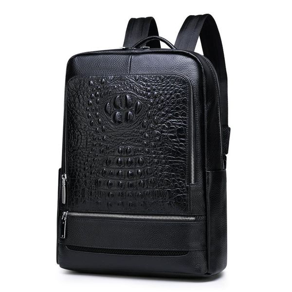 backpack 100% cow genuine leather men backpacks alligator real natural student large computer lapbag
backpack 100% cow genuine leather men backpacks alligator real natural student large computer lapbag