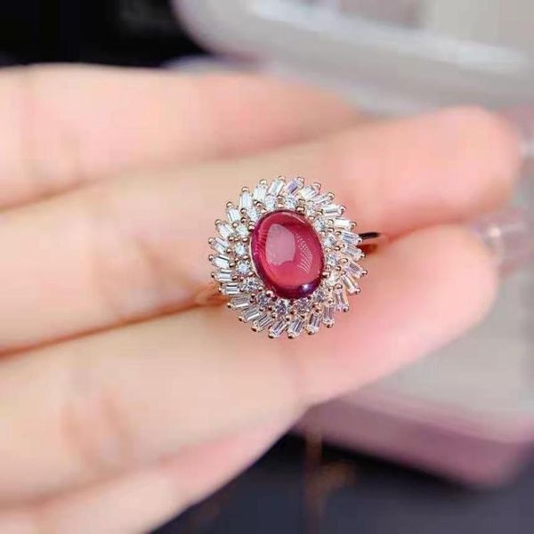 cluster rings natural garnet luxury s925 sterling silver women's ring fine fashion weddings jewelry meibapjfs, Golden;silver
cluster rings natural garnet luxury s925 sterling silver women's ring fine fashion weddings jewelry meibapjfs, Golden;silver