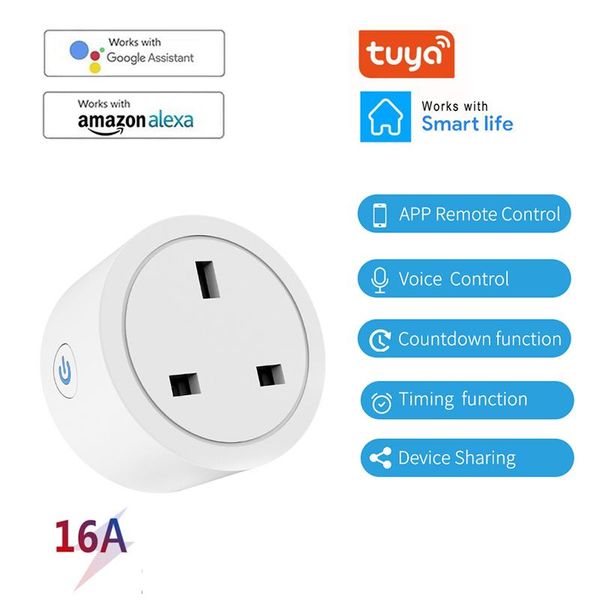smart power plugs home wifi plug 16a uk socket with measurement tuya life app support alexa google assistant voice control
smart power plugs home wifi plug 16a uk socket with measurement tuya life app support alexa google assistant voice control