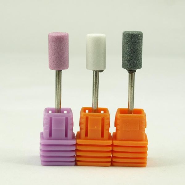 nail art equipment kimaxcola flat 3/32" ceramic stone burr drill bit cutter 3 size to choice for professional manicure electric drills, Silver
nail art equipment kimaxcola flat 3/32" ceramic stone burr drill bit cutter 3 size to choice for professional manicure electric drills, Silver