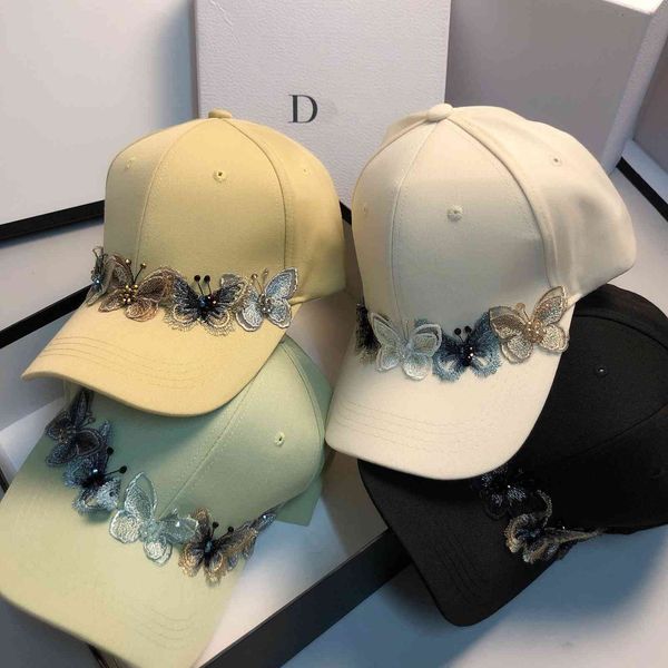 designer version of fairy butterfly diamond baseball cap breathable cotton travel cover face sunscreen little fragrance cap women's fas, Blue;gray
designer version of fairy butterfly diamond baseball cap breathable cotton travel cover face sunscreen little fragrance cap women's fas, Blue;gray