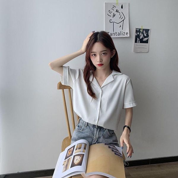 women's blouses & shirts womens and solid white chiffon blouse office shirt blusas mujer de moda 2021 short sleeve women clothes y947
women's blouses & shirts womens and solid white chiffon blouse office shirt blusas mujer de moda 2021 short sleeve women clothes y947