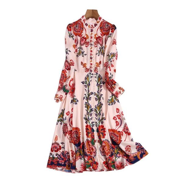 casual dresses fashion designer spring autumn women dress party gorgeous long sleeve printing vintage elegant midi, Black;gray
casual dresses fashion designer spring autumn women dress party gorgeous long sleeve printing vintage elegant midi, Black;gray