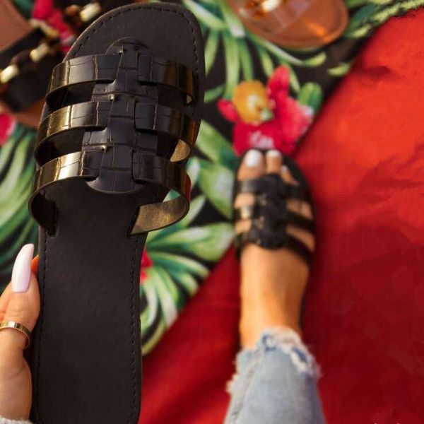 beach flat non-slip durable all-match flip flop -selling luxury summer women slippers leather jelly color sandals 2021, Black
beach flat non-slip durable all-match flip flop -selling luxury summer women slippers leather jelly color sandals 2021, Black