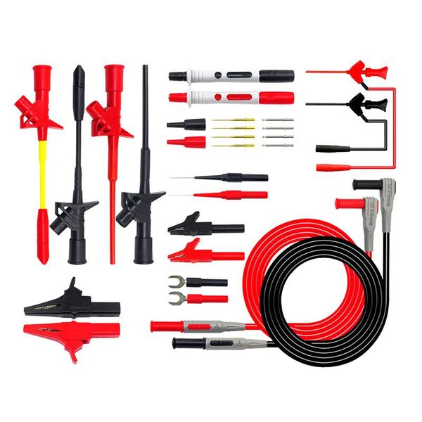 multimeters p1300f replaceable multimeter probe test hook&test lead kits 4mm banana plug alligator clip stick
multimeters p1300f replaceable multimeter probe test hook&test lead kits 4mm banana plug alligator clip stick