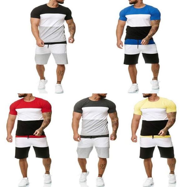 mens casual splicing suit fashion sport suits 2021 summer basketball active men's suits new fitness sport shirt + shorts youth tracksui, Gray
mens casual splicing suit fashion sport suits 2021 summer basketball active men's suits new fitness sport shirt + shorts youth tracksui, Gray