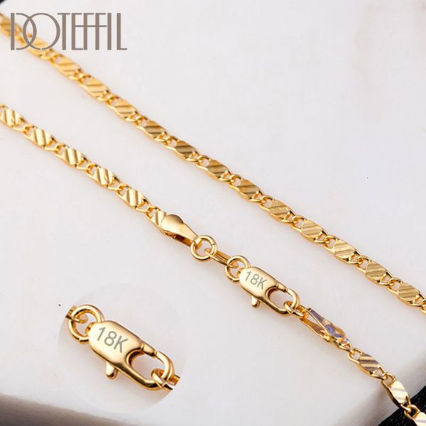 doteffil 925 sterling silver 16/18/20/22/24/26/28/30 inch 2mm gold charm chain for women man bruiloft fashion jewels, Black
doteffil 925 sterling silver 16/18/20/22/24/26/28/30 inch 2mm gold charm chain for women man bruiloft fashion jewels, Black