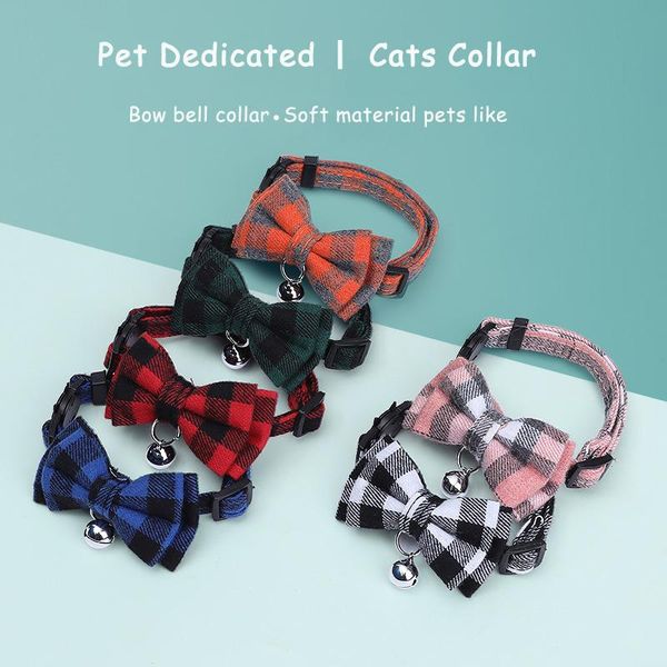 dog collars & leashes pet collar plaid bowknot bells cat adjustable puppy leash cute necktie chihuahua small accessories british style
dog collars & leashes pet collar plaid bowknot bells cat adjustable puppy leash cute necktie chihuahua small accessories british style