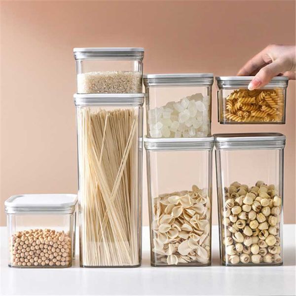 1500ml/2000ml storage container plastic kitchen refrigerator noodle box multigrain tank transparent sealed bottles & jars
1500ml/2000ml storage container plastic kitchen refrigerator noodle box multigrain tank transparent sealed bottles & jars