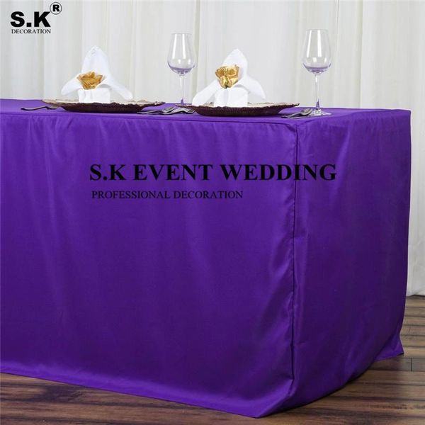 table cloth 6ft 8ft long thick polyester cover fitted for banquet wedding decoration
table cloth 6ft 8ft long thick polyester cover fitted for banquet wedding decoration