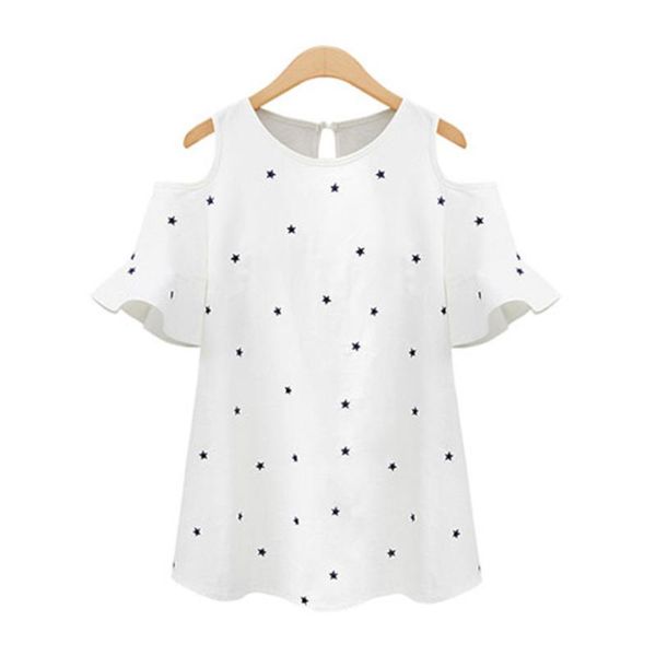 plus size t-shirt off shoulder blouse summer short sleeve shirt casual print loose shirts round neck fashion tunic blusas mujer, Black
plus size t-shirt off shoulder blouse summer short sleeve shirt casual print loose shirts round neck fashion tunic blusas mujer, Black