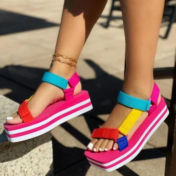 sandals women summer fashion women's 2021 open toe color matching sponge cake bottom female shoes casual dress, Black
sandals women summer fashion women's 2021 open toe color matching sponge cake bottom female shoes casual dress, Black