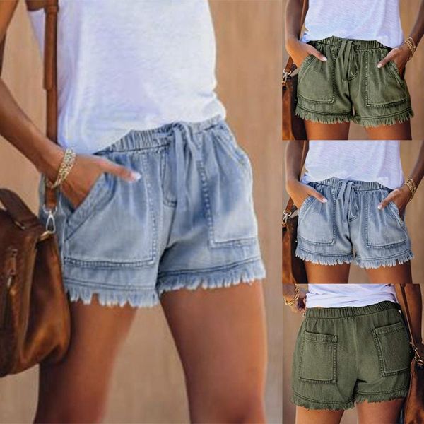 women's shorts womens casual summer drawstring elastic waist comfy with pockets, White;black
women's shorts womens casual summer drawstring elastic waist comfy with pockets, White;black