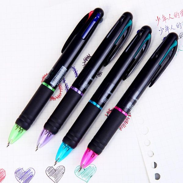 ballpoint pens 2 pcs / batch of 4 in 1 color ball pen multi-purpose school stationery office, Blue;orange
ballpoint pens 2 pcs / batch of 4 in 1 color ball pen multi-purpose school stationery office, Blue;orange