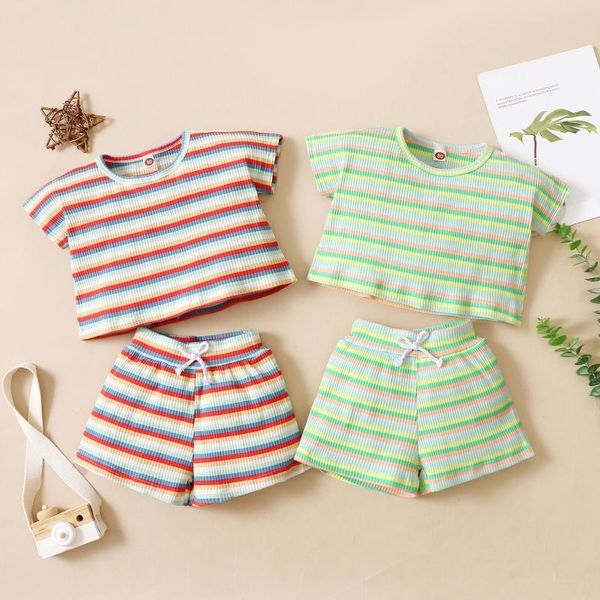 clothing sets born baby girl clothes summer outfit set toddler boys stripes short sleeve two-piece for, White
clothing sets born baby girl clothes summer outfit set toddler boys stripes short sleeve two-piece for, White
