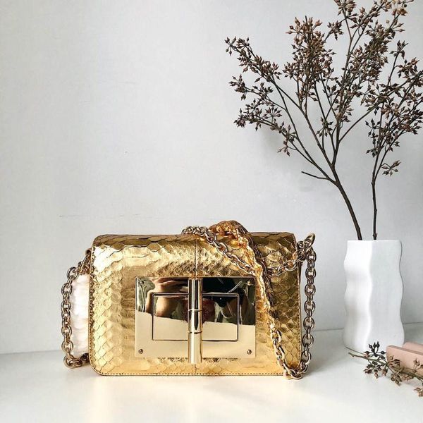 cosmetic bags & cases python skin custom large square hardware buckle with leather chain oblique satchel single shoulder bag
cosmetic bags & cases python skin custom large square hardware buckle with leather chain oblique satchel single shoulder bag