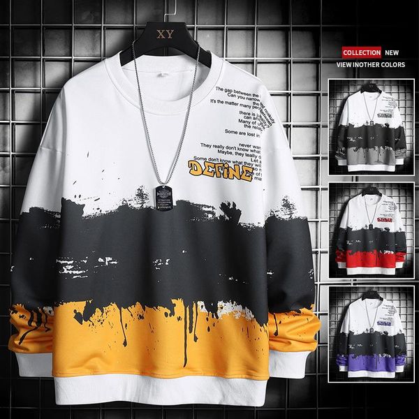men's hoodies & sweatshirts autumn casual mens fashion streetwear sweatshirt round neck harajuku print men hoodie loose clothing 2021, Black
men's hoodies & sweatshirts autumn casual mens fashion streetwear sweatshirt round neck harajuku print men hoodie loose clothing 2021, Black