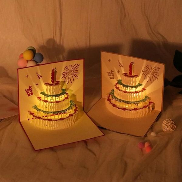 greeting cards 30pcs happy birthday cake 3d stereo card with music and light blessing creative postcards gifts envelope
greeting cards 30pcs happy birthday cake 3d stereo card with music and light blessing creative postcards gifts envelope