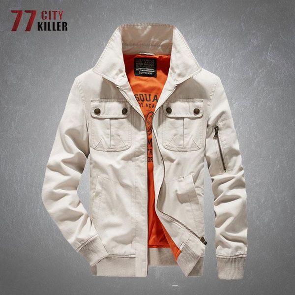 men's jackets spring autumn bomber jacket men's fashion casual lapel pockets zipper motorcycle flight pilot military cargo coats me, Black;brown
men's jackets spring autumn bomber jacket men's fashion casual lapel pockets zipper motorcycle flight pilot military cargo coats me, Black;brown