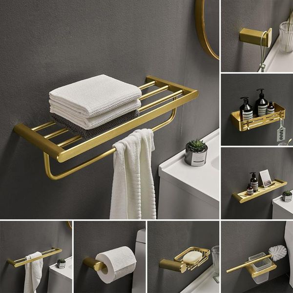 bath accessory set bathroom accessories hardware brushed gold towel rack paper holder toilet brush bar shelf robe hooks
bath accessory set bathroom accessories hardware brushed gold towel rack paper holder toilet brush bar shelf robe hooks